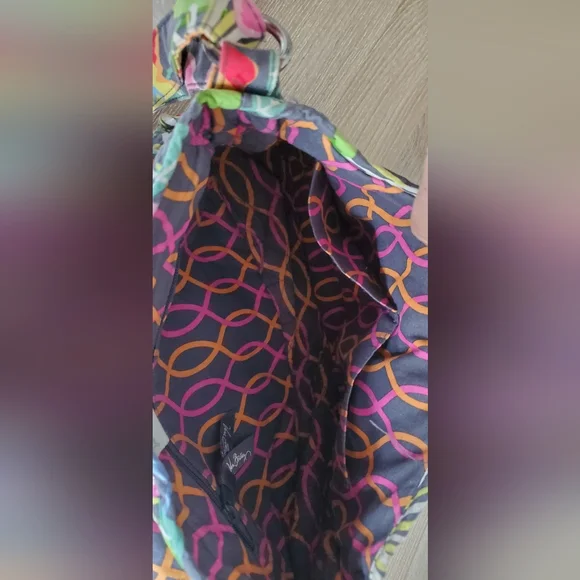 Vera Bradley Jazzy Blooms Purse - Picture 8 of 16